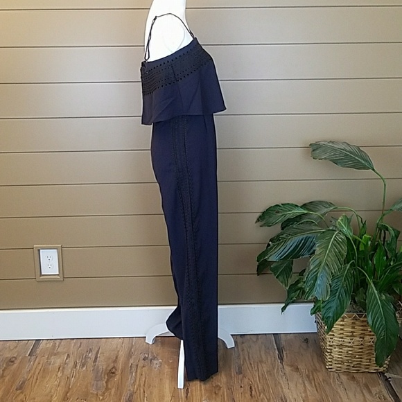 SOLD NWT PARKER Navy Genevieve String Jumpsuit - Picture 5 of 8